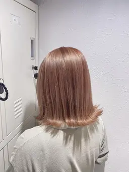 🎧うる艶ハイトーンヘアに🎧ブリーチダブルカラー＋髪質改善トリートメント🪡