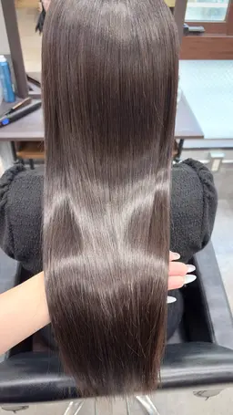 髪質改善トリートメント+前髪カット+顔周りカット~🪽💞