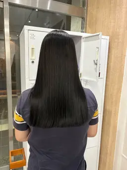 ワンレングスカット