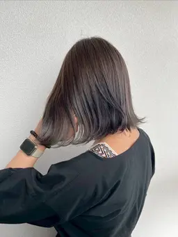 【オシャレに白髪ぼかし】育てるハイライト＋髪質改善ワンカラー＋トリートメント