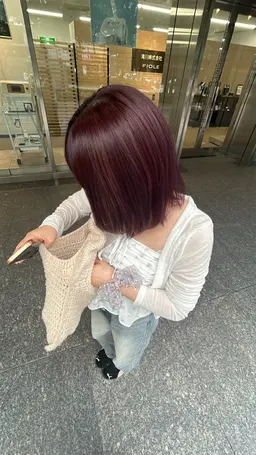 【うるつや質感🥣✨】マグネットカラー🧲🪄＋AujuaリペアTR付き♡ロング料金🈚️