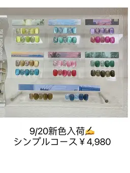 🦋【Hand+Foot】ワンカラーo&ラメグラデーション&マグネット￥9960→￥8000