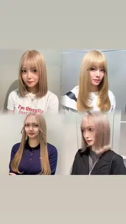 【学割U24】ケアブリーチ1回+カラー+ケア剤