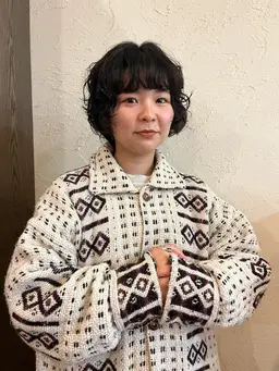 カットモデル＋パーマ【朝8:00​〜​】