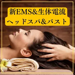 【ミニモセール】 52%オフ❣️ 生体電流ヘッド&バスト】バスト施術に機械ダブルヘッドスパで顔リフトアップ❣️美髪育毛✨