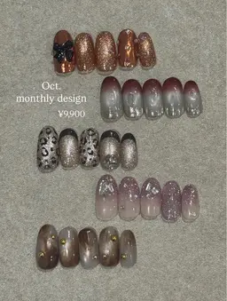 🍠10月限定【オフあり･なし】定額デザイン