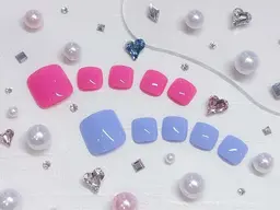 Jrネイリスト 🌼パラジェル フット ワンカラー (オフなし)
