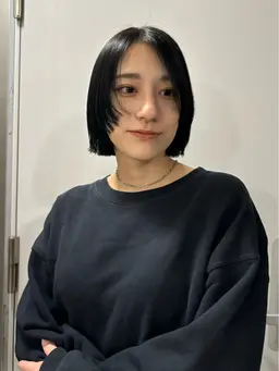 顔まわりボブ