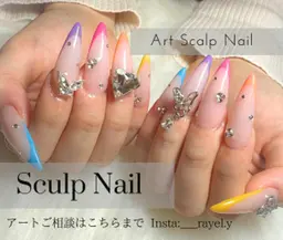 【オフなし】スカルプ💠持ち込みOK🙆‍♀️アートコース✨¥16500​〜​