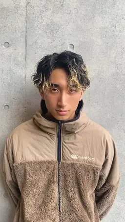 ⬆️「前髪の立ち上がり」⬆️メンズカット＋バングパーマ