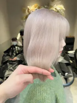 【ブリーチ有り】ダブルカラー🌟＋フルカラー💟＋【酸熱】ダイヤモンドトリートメント💟✨