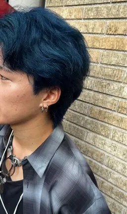 ⛓💙メンズダブルカラー⛓⛓ 【予約リクエスト】から予約お願い致します🙇‍♂️