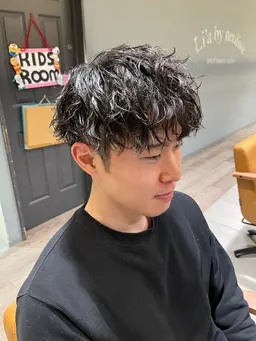 【パーマ相談クーポン】🔥メンズカット+パーマ✂︎