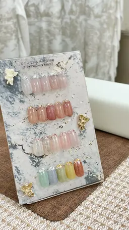 NEWデザイン🫧ガラスフレンチ(オフあり)🫧ハンド