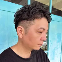 メンズ似合わせカット＆ニュアンスパーマ