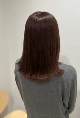 【ツヤ感,色持ちup🎀】水素ケアカラー＋カット＋marbb(マーブ)
