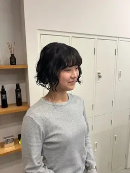 【ショートボブ+コスメパーマ】⚠10代後半〜︎30代前半女性🎀16:00以降のみ※備考欄ご覧ください