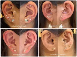 耳ツボジュエリー💎👂［つけ放題コース］イベント・卒業式にも◎※スナップフォト内にある注意事項の必読をお願い致します。