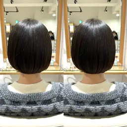 カット･:*+.:+縮毛矯正･:*+.