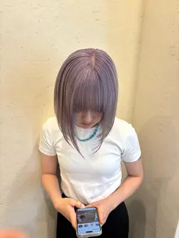 前頭ケアブリーチ×ワンメイク