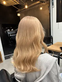 ダブルカラー💜 ケアブリーチ➕3stepトリートメント✨