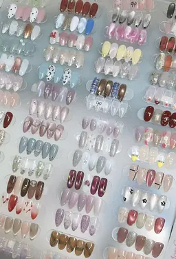 定額シンプルデザイン 色変更可 60種類あり(オフ、ケア込み120分)