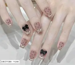 🎀U24🎀選べる定額ゴテ可愛B/韓国ネイル＆ワンホンネイル(オフなし)