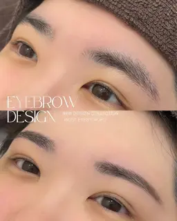 🌼新規🌼眉毛ワックス(間引き＋メイク込)