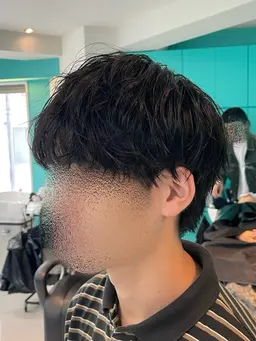 【モデルメニュー】メンズカット＋パーマ
