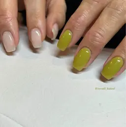 〈付替オフ無〉ハンドジェルネイル ワンカラー　サロン1番人気のコース！カラーチェンジ可◎