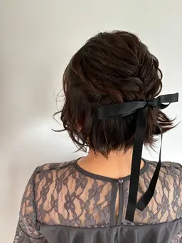 お呼ばれヘア