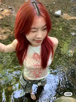 暖色ケアカラー+トリートメント🍓🍎🍇