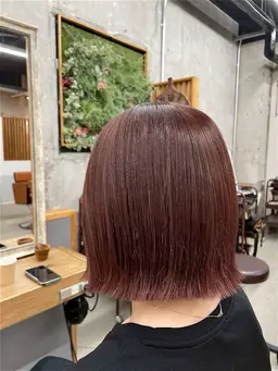 <女性限定・ボブヘア>カット+シャンプー¥500