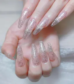 チップ長さだし+ワンカラー/ラメグラ♪（オフ+500）