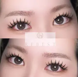 束感マツエク🩶フラットラッシュ120本(コーティング付き)