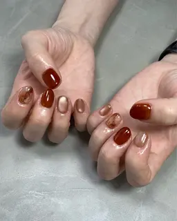 【オフ込】シンプルデザイン♡ 洗練された指先に、ほんの少し遊び心を