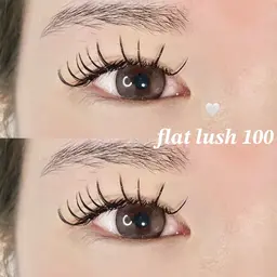 【最終チェックモデル】フラットラッシュ100本（オフありの方）🩷デザイン自由