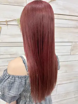 【ダメージを抑えて】骨格カット＆ブリーチ無しダブルカラー🌈