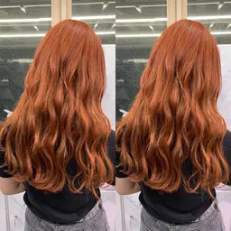 🦋プルエクステ付けたまま艶カラー🦋＋エクステ専用トリートメント