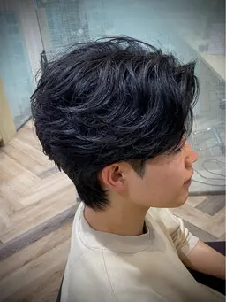 ⭐️自然に曲がる縮毛矯正⭐️➕カット💇【メンズ限定】