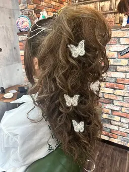 【☀️早朝からOK⭕️☀️】💖だんじり/／祭りヘアダンス/イベント/体育祭／派手髪／盛り髪セット💖