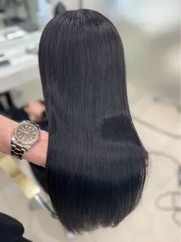 縮毛矯正リタッチ限定プラン✨うるツヤ縮毛矯正+高級COAトリートメント付き🫧