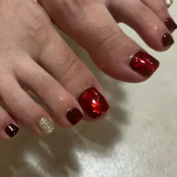 [フット][オフあり]定額親指アート