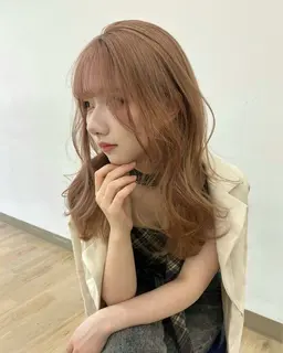 【絶対に可愛くなりたい方限定】透明感抜群韓国風カラー+似合わせカット+毛髪補修トリートメント(ミニモ学割)