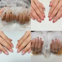 【11月限定】［クリアベース］カラグラorフレンチ(オフなし) /いなべ/桑名/フィルイン/ネイル/カラグラ/フレンチ