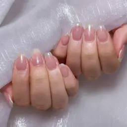 🦋クリアジェルネイル【無色透明】　¥2980