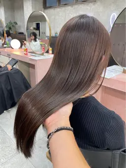 ⭐️2回目以降のお客様⭐️カット+酸性ストレート+クイックトリートメント