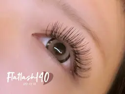 フラットラッシュ140本(オフ無)※カール【J.JC.C.D】長さ【~13mmまで】