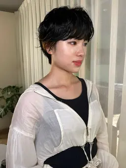 【U25限定メニュー✨】　初回限定　ショートカット+柔らかニュアンスパーマ🪡