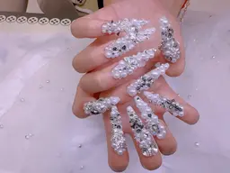全員ケアカラージェルスカルプアート【チップ長さだしXLサイズ】★ アート無制限やり放題¥ 18990→14990
